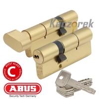 Wkładka Abus 302 - D10 30/55 + KD10 55G/30 w systemie 1 klucza mosiądz matowy